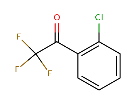 Molecular Structure of 5860-95-7 (2'-Chloro-2,2,2-Trifluoroacetophenone)
