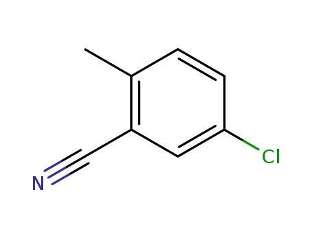 Molecular Structure of 50712-70-4 (5-Chloro-2-methylbenzonitrile)