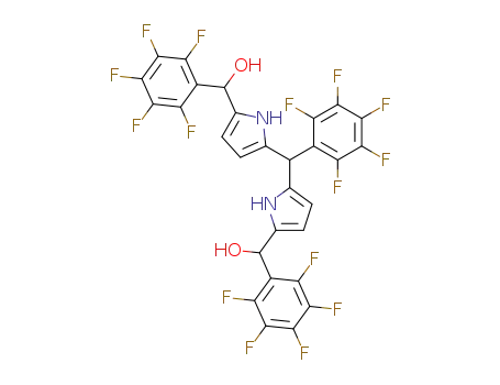 1H-Pyrrole-2-methanol,
5,5'-[(pentafluorophenyl)methylene]bis[a-(pentafluorophenyl)-