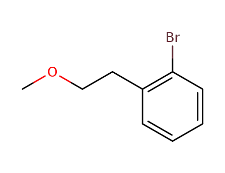 Molecular Structure of 39767-89-0 (Benzene, 1-bromo-2-(2-methoxyethyl)-)