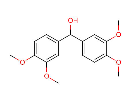Molecular Structure of 74084-26-7 (bis(3,4-dimethoxyphenyl)methanol)