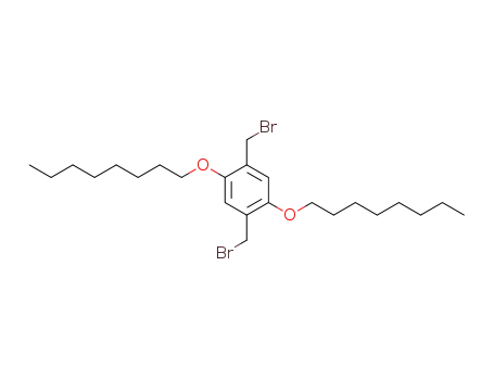 Molecular Structure of 147274-72-4 (2 5-BIS(BROMOMETHYL)-1 4-BIS(OCTYLOXY)B&)