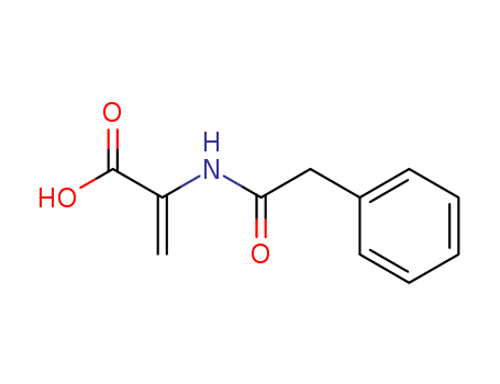 2-Propenoic acid,2-[(2-phenylacetyl)amino]- cas  25637-52-9