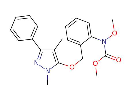 methyl N-[2-[(2,4-dimethyl-5-phenyl-pyrazol-3-yl)oxymethyl]phenyl]-N-methoxy-carbamate