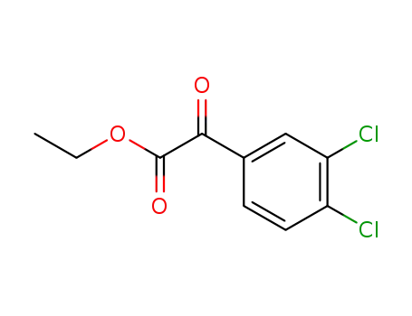 Molecular Structure of 34966-52-4 (ETHYL 3,4-DICHLOROBENZOYLFORMATE)
