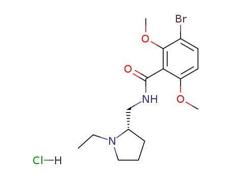 Molecular Structure of 73220-03-8 (REMOXIPRIDE HYDROCHLORIDE)
