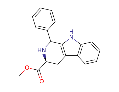 1H-Pyrido[3,4-b]indole-3-carboxylic acid, 2,3,4,9-tetrahydro-1-phenyl-,
methyl ester, (3S)-
