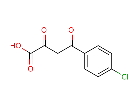 Molecular Structure of 38053-20-2 (4-(4-chlorophenyl)-2,4-dioxobutanoic acid)