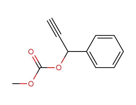 Molecular Structure of 104846-76-6 (Carbonic acid, methyl 1-phenyl-2-propynyl ester)