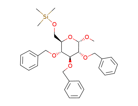 methyl 2,3,4-tri-O-benzyl-6-O-(trimethylsilyl)-α-D-glucopyranoside