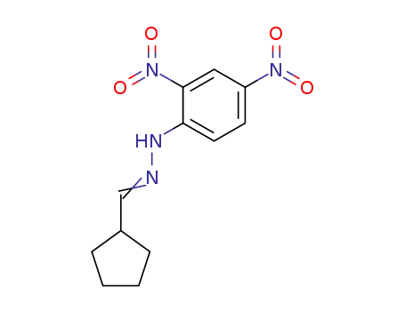 Molecular Structure of 20956-07-4 (Cyclopentanecarbaldehyde 2,4-dinitrophenylhydrazone)