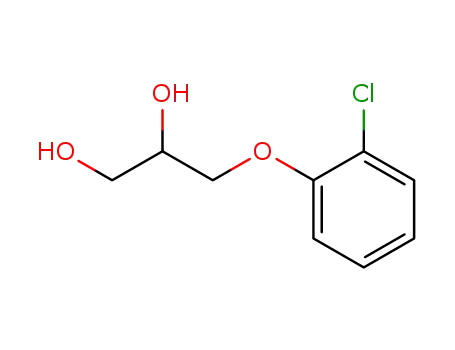 Molecular Structure of 5112-21-0 (3-(2-Chlorophenoxy)-1,2-propanediol)