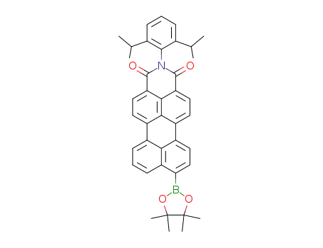 N-(2,6-diisopropylphenyl)-9-(4,4,5,5-tetramethyl-1,3,2-dioxaborolane-2-yl)-perylene-3,4-dicarboximide