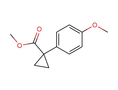 Molecular Structure of 779206-51-8 (1-(4-methoxyphenyl)cyclopropanecarboxylic acid methyl ester)
