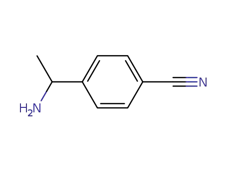 Molecular Structure of 210488-53-2 ((R)-1-(4-CYANOPHENYL)ETHANAMINE)