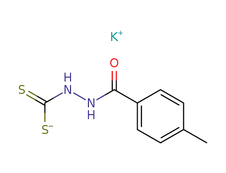 Molecular Structure of 38499-94-4 (Benzoic acid, 4-methyl-, 2-(dithiocarboxy)hydrazide, monopotassium
salt)