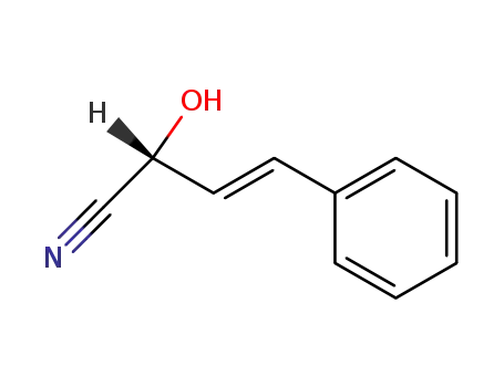 (2R,3E)-2-hydroxy-4-phenyl-3-butenenitrile