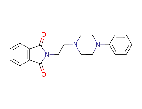 Molecular Structure of 75000-24-7 (1H-Isoindole-1,3(2H)-dione, 2-[2-(4-phenyl-1-piperazinyl)ethyl]-)