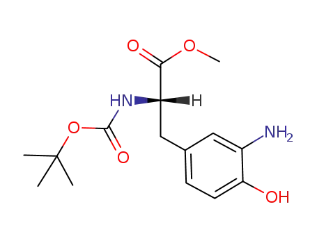 (S)-methyl 3-(3-amino-4-hydroxyphenyl)-2-((tert-butoxycarbonyl)amino)propanoate