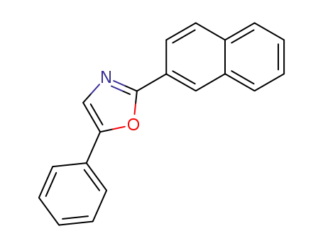 Molecular Structure of 1794-31-6 (Oxazole, 2-(2-naphthalenyl)-5-phenyl-)