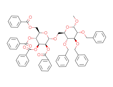 methyl 2,3,4,6-tetra-O-benzoyl-α-D-mannopyranosyl-(1->6)-2,3,4-tri-O-benzyl-α-D-glucopyranoside