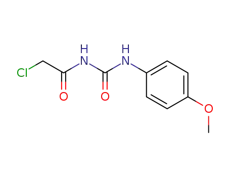 Molecular Structure of 13558-78-6 (2-CHLORO-N-{[(4-METHOXYPHENYL)AMINO]CARBONYL}ACETAMIDE)