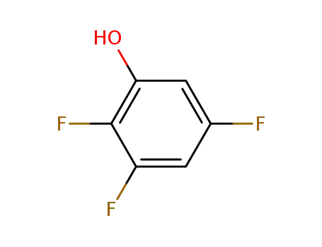 Molecular Structure of 2268-15-7 (2,3,5-TRIFLUOROPHENOL)