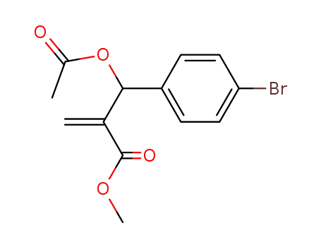 methyl 2-(acetoxy-(4-bromophenyl)methyl)acrylate