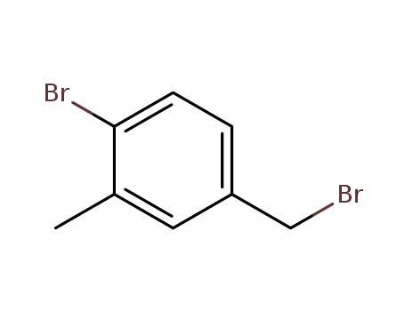 Molecular Structure of 27561-51-9 (1-Bromo-4-(bromomethyl)-2-methylbenzene)