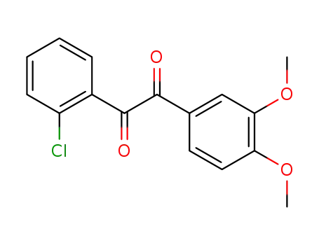 Molecular Structure of 56159-70-7 (2-CHLORO-3' 4'-DIMETHOXYBENZIL  97)