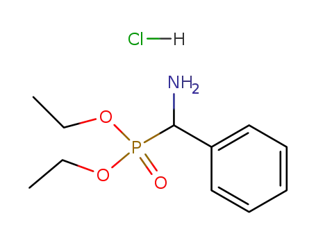 Molecular Structure of 16656-50-1 (DIETHYL (ALPHA-AMINOBENZYL)PHOSPHONATE HYDROCHLORIDE)