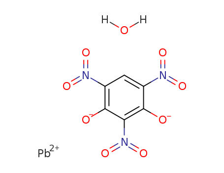 1,3-Benzenediol, 2,4,6-trinitro-, lead(2+) salt (1:1), monohydrate