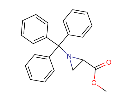 1-Tritylaziridine-2-carboxylic acid methylester