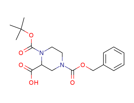 4-((Benzyloxy)carbonyl)-1-(tert-butoxycarbonyl)piperazine-2-carboxylic acid