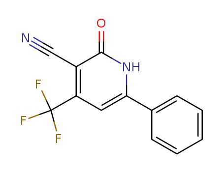 2-Oxo-6-phenyl-4-(trifluoromethyl)-1,2-dihydropyridine-3-carbonitrile