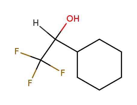 Molecular Structure of 107018-38-2 (1-cyclohexyl-2,2,2-trifluoroethanol)