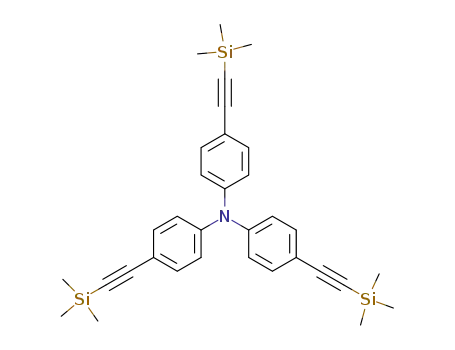 Benzenamine,
4-[(trimethylsilyl)ethynyl]-N,N-bis[4-[(trimethylsilyl)ethynyl]phenyl]-