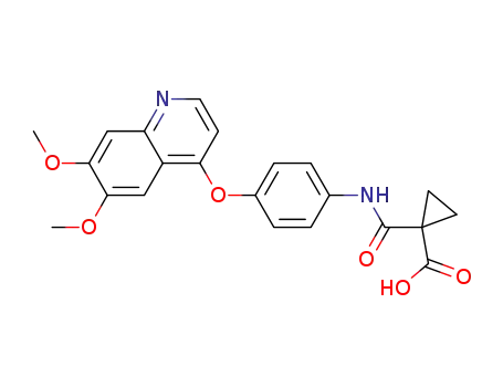 1-[4-(6,7-Dimethoxy-quinolin-4-yloxy)-phenylcarbamoyl]-cyclopropanecarboxylic acid
