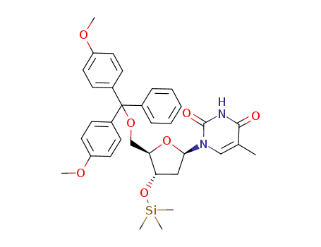 3'-O-trimethylsilyl-5'-O-dimethoxytrityl-thymidine