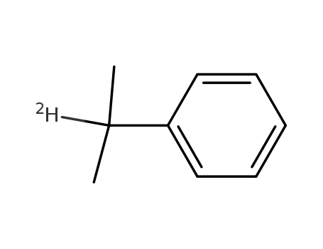 Molecular Structure of 4019-54-9 (2-PHENYLPROPANE-2-D1)