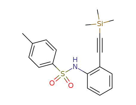 Benzenesulfonamide, 4-methyl-N-[2-[(trimethylsilyl)ethynyl]phenyl]-