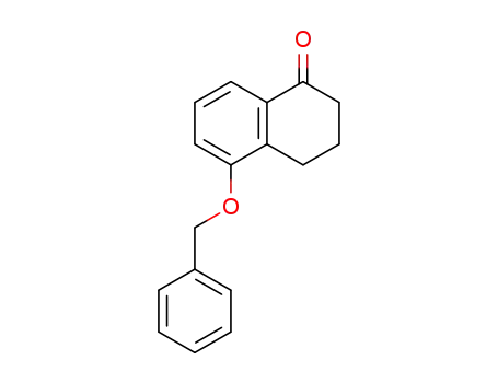Molecular Structure of 90401-60-8 (5-benzyloxy-1,2,3,4-tetrahydro-naphthalen-1-one)