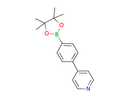 Molecular Structure of 1009033-87-7 (4-(4-Pyridinyl)phenylboronic acid pinacol ester)