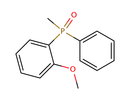 Molecular Structure of 99396-68-6 (Phosphine oxide, (2-methoxyphenyl)methylphenyl-)