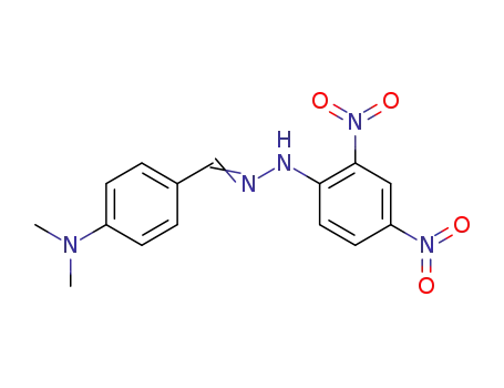 Molecular Structure of 7204-97-9 (Benzaldehyde, 4-(dimethylamino)-, (2,4-dinitrophenyl)hydrazone)