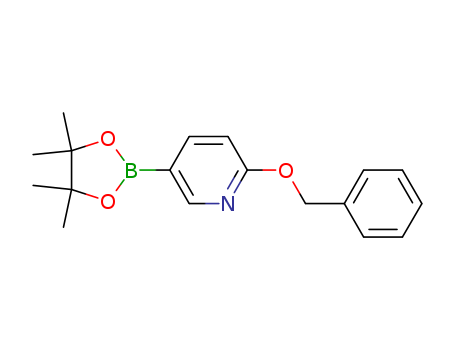 2-(benzyloxy)-5-(4,4,5,5-tetramethyl-1,3,2-dioxaborolan-2-yl)pyridine