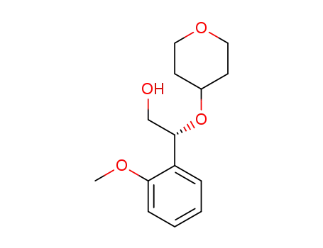 (R)-2-(2-methoxyphenyl)-2-((tetrahydro-2H-pyran-4-yl)oxy)ethan-1-ol
