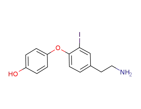 Molecular Structure of 712349-95-6 (3-IODOTHYRONAMINE-[ETHYLAMINO-1,1,2,2-2H4] HYDROCHLORIDE)