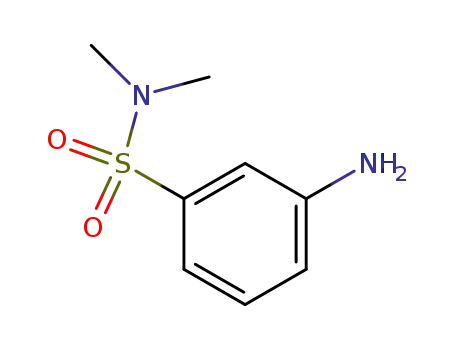 Molecular Structure of 6274-18-6 (3-AMINO-N,N-DIMETHYL-BENZENESULFONAMIDE)