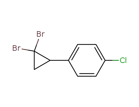 Molecular Structure of 38365-51-4 (1-Chloro-4-(2,2-dibromocyclopropyl)benzene)